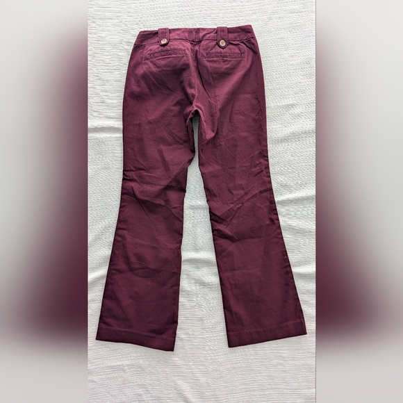 Banana Reblic Women's Burgundy Martin Fit Pants Size 2 - Picture 6 of 15